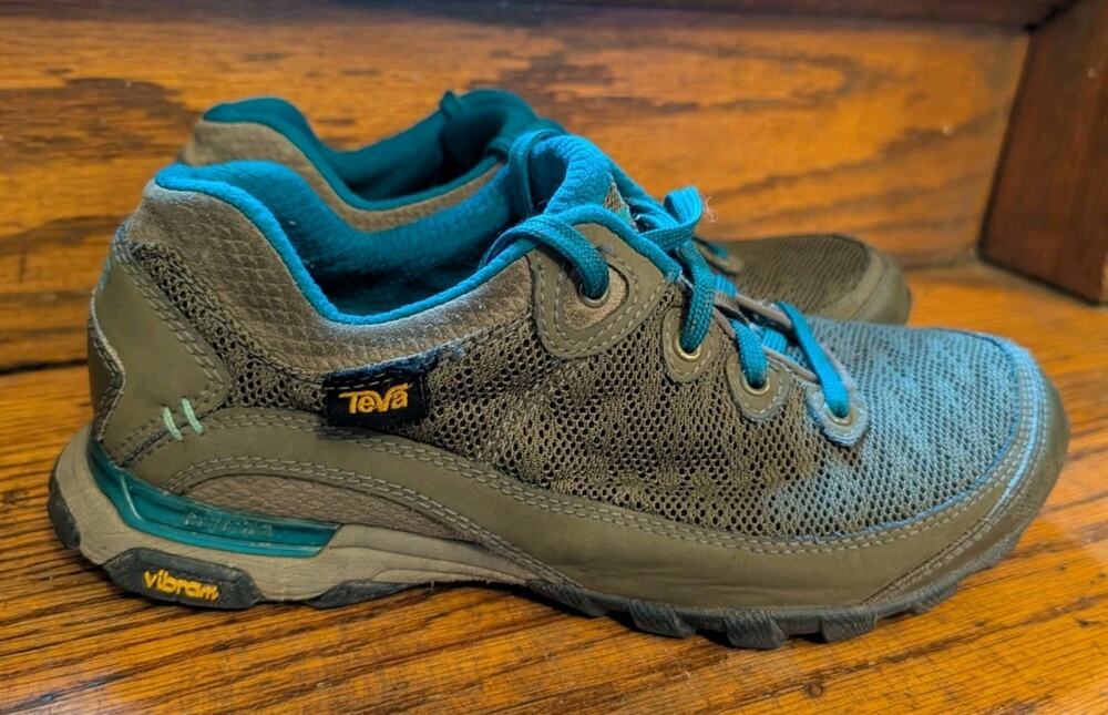 Teva Women's Sugarpine II Air Mesh Shoe Sz 7.5 Dark Olive